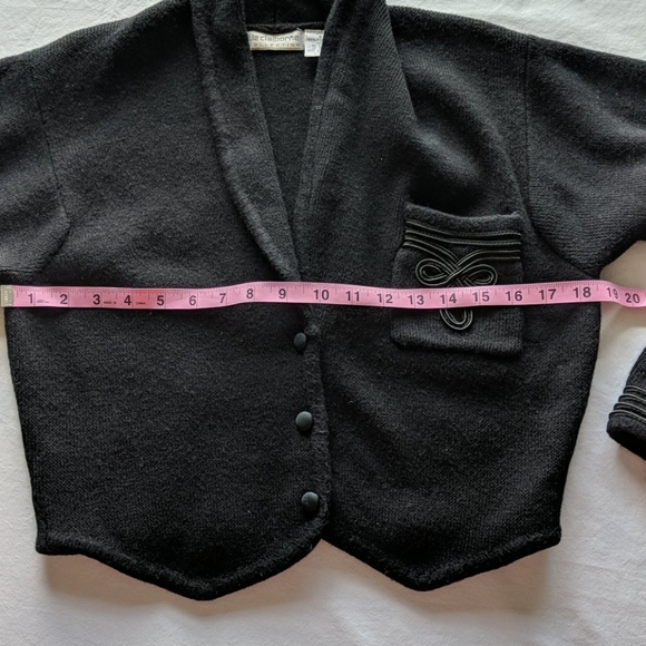 Vintage Embellished Wool Cropped Jacket - Picture 7 of 12